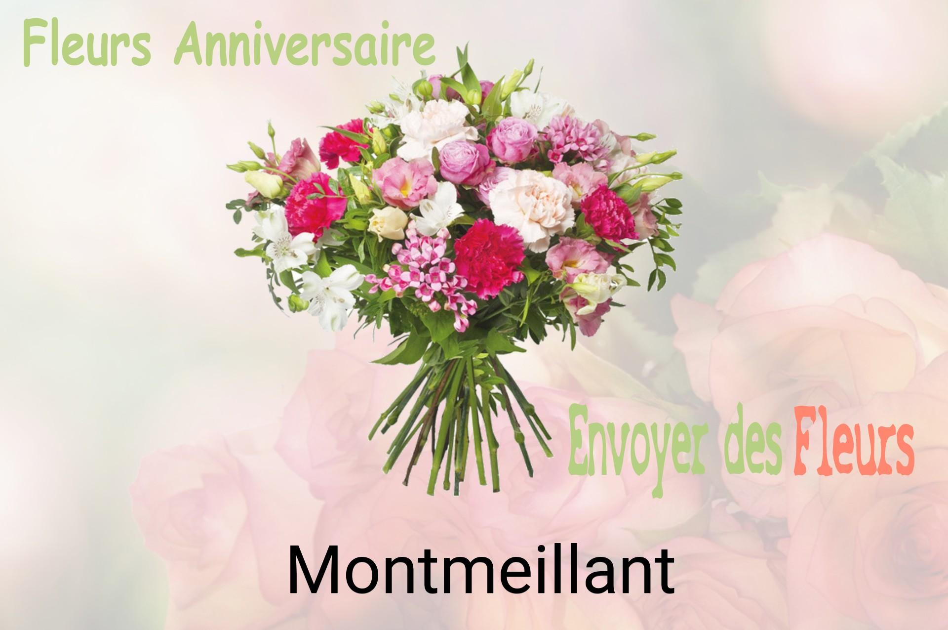 Bouquet de fleurs d’anniversaire livré à Montmeillant