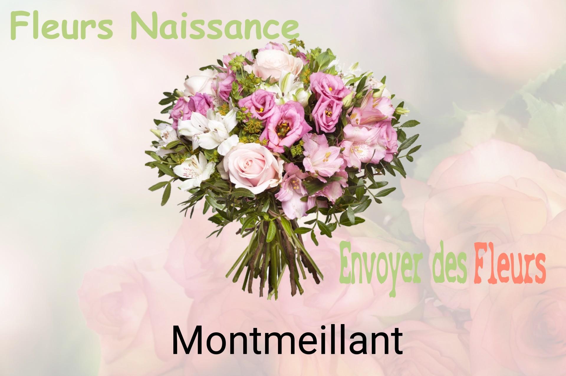 Bouquet de fleurs de naissance livré à Montmeillant